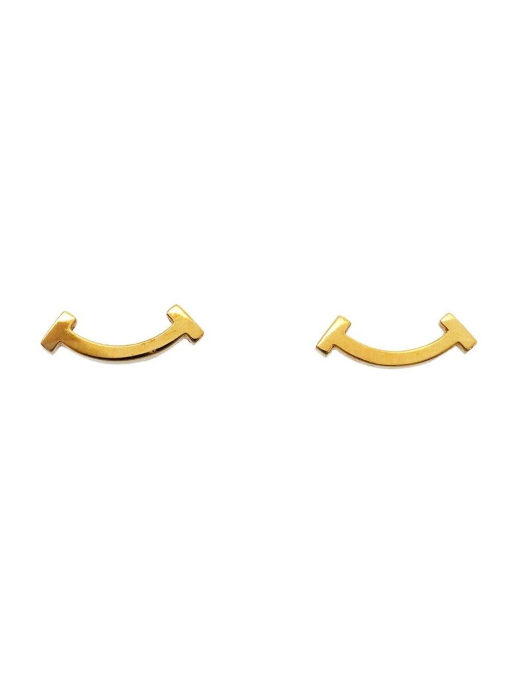 Tiffany & Co Earrings T Smile Mini 18k Yellow Gold